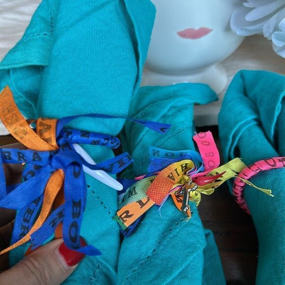 Napkins holders set of 9 handmade senhor do Bonfim - Picture 4 of 5